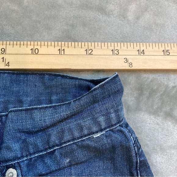 Levi's 513 Slim Straight Stretch Blue Denim Boys Jeans 26x26 Size 12 Regular - Picture 7 of 9